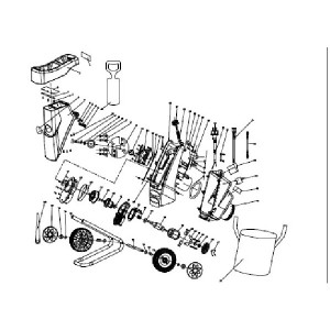 Części Rozdrabniacz elektryczny HT6501 2000W 40MM 